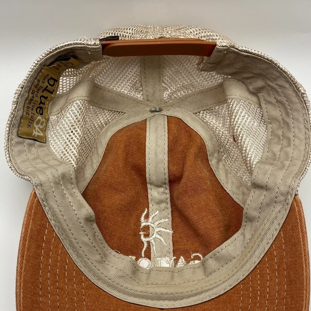 Gaylord Opryland Embroidered Logo Trucker Hat - Peachy Rust & Cream